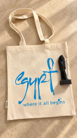 Egypt Where It All Begins Heavyweight Canvas Tote Bag